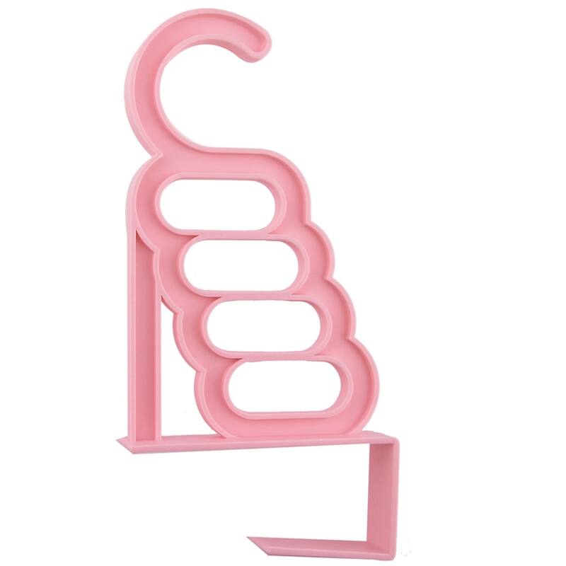 Household Over Door Wardrobe Clothes Coat Towel Bags Hook Hanger Pink - 6.9" x 3.5" x 1"(L*W*H)
