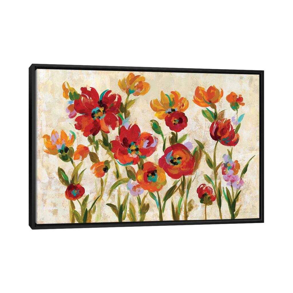 iCanvas "July In The Garden I" by Silvia Vassileva Framed