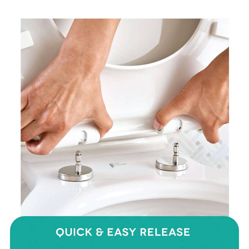 Fine Fixtures Dual-flush 1-piece Toilet 10-in. Rough-in w/ Seat