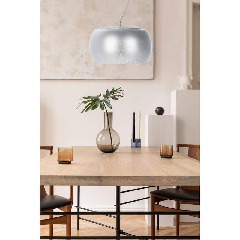 SAFAVIEH Lighting Bakari Pendant - 15.8"x15.8"x13.5-81.5"