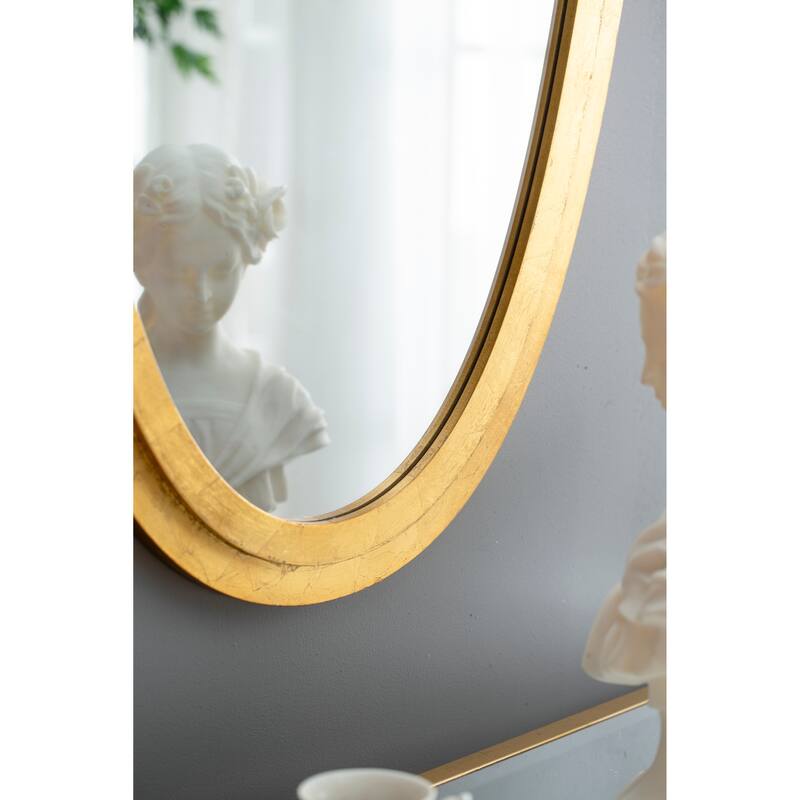 24x46" Wall Mirror with Gold Frame Contemporary Home Decor