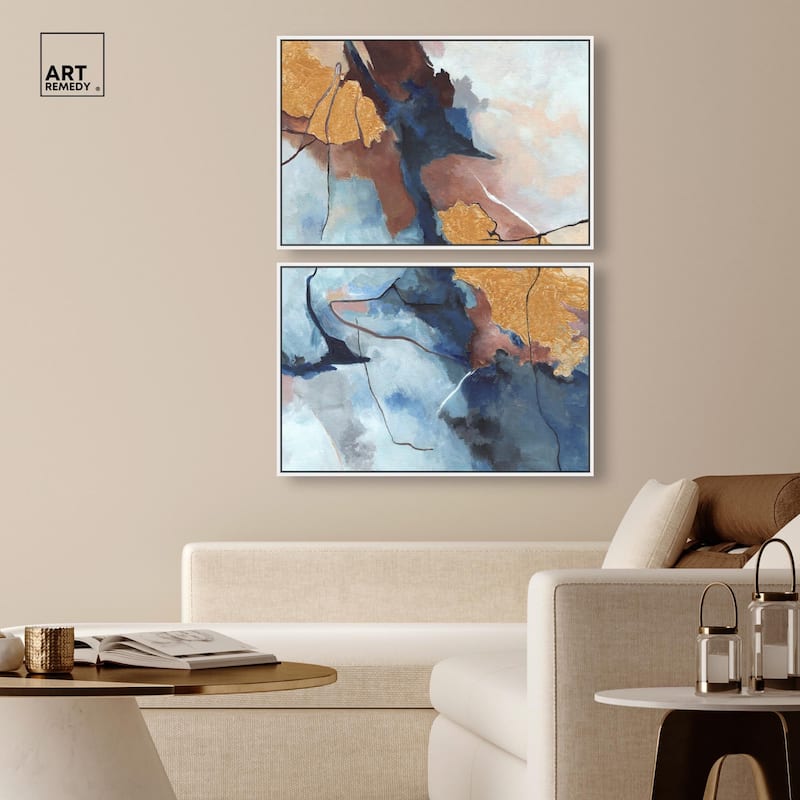 Heaven and Earth Canvas Set of 2 by Art Remedy