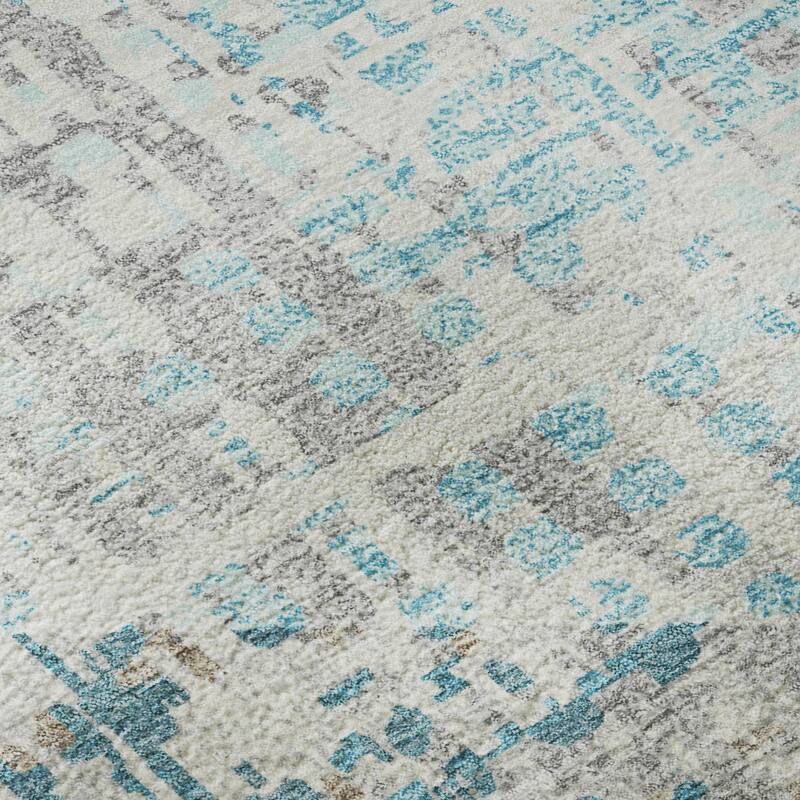 Premium Washable Super Soft Hatch Diamond Mayfield Rug