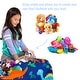 preview thumbnail 24 of 100, Kids' Stuffed Animal Storage Bean Bag Chair Cover or Toy Organizer