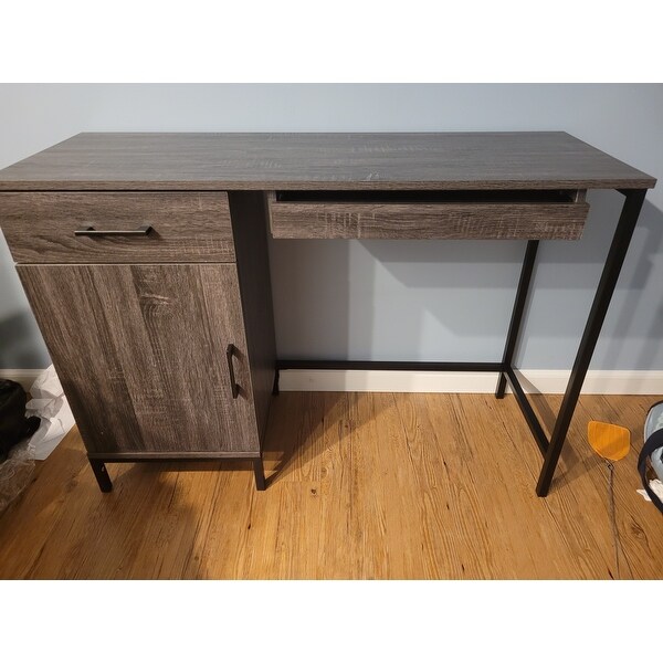 Gallaudet Contemporary Faux Wood Computer Desk By Christopher Knight Home On Sale Overstock 29008406