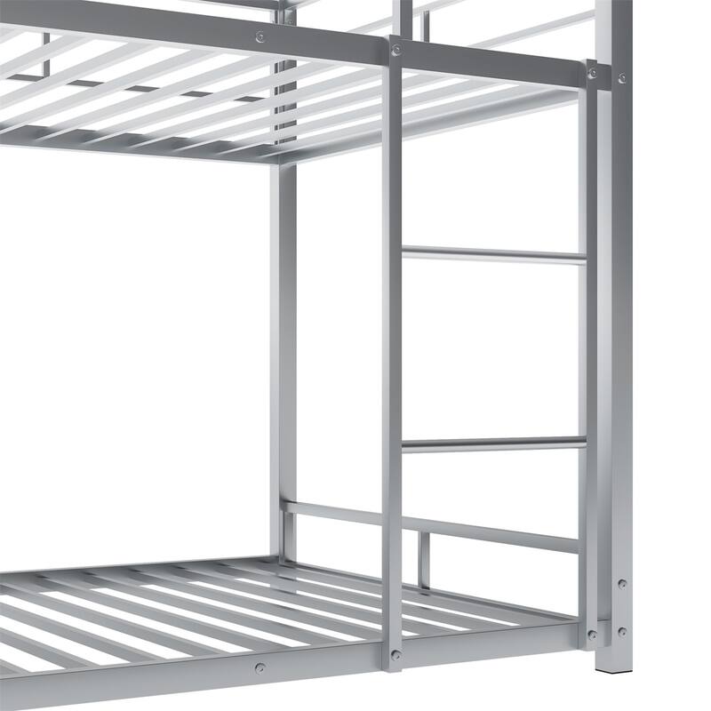 Merax Metal Twin Size Triple Bunk Bed