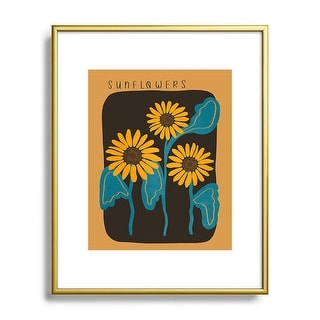 Viviana Gonzalez Sunflowers Metal Framed Art Print - Bed Bath & Beyond