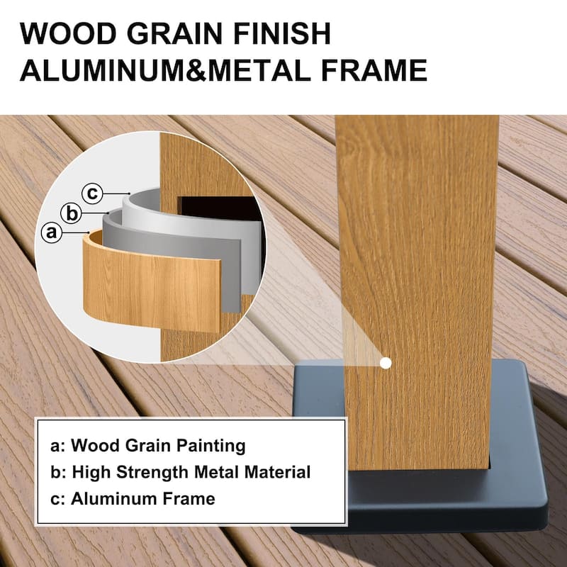 Aoodor 16 Ft. W X 12 Ft. D Aluminium Patio Gazebo - Black