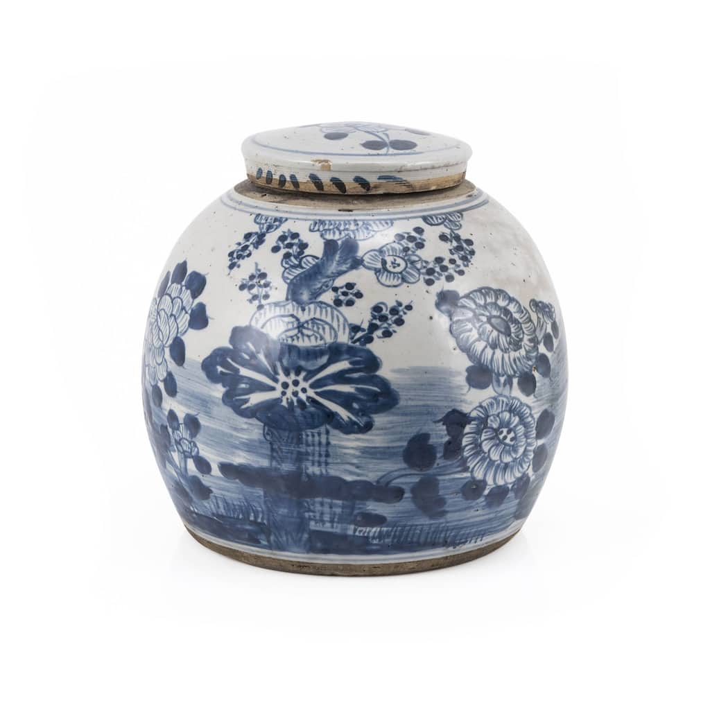 Vintage Ming Jar Four Season Plant - Small