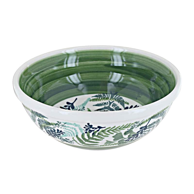 Blue Rose Polish Pottery Manufaktura Cereal Bowl - Floating Fern