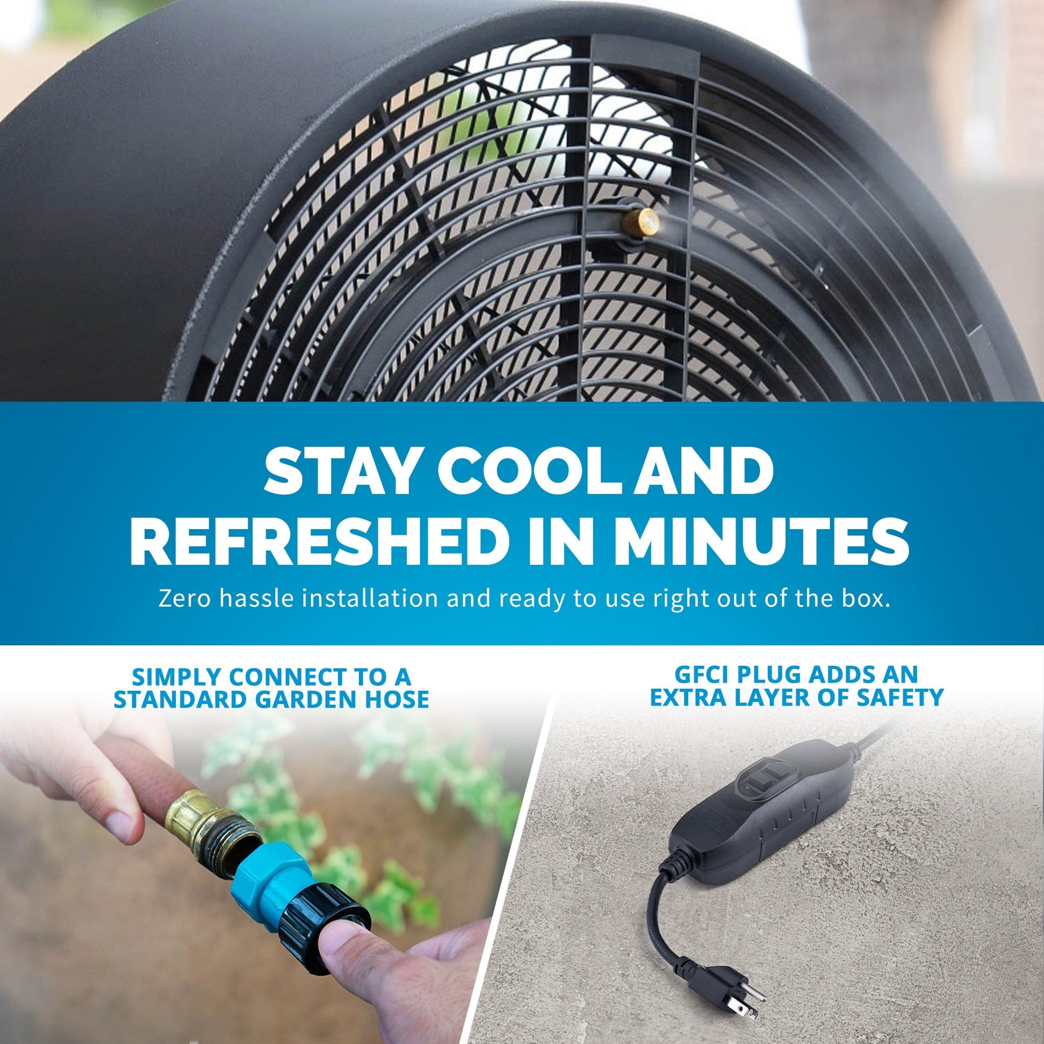 Newair outdoor sale misting fan