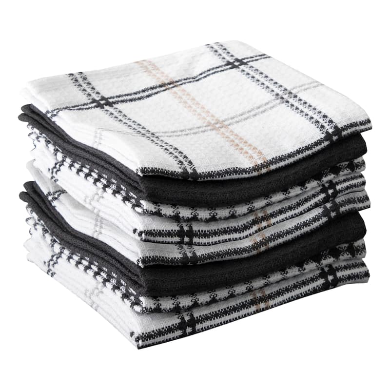 T-fal Flat Waffle Dish Cloth, (Set of 8) - Neutral