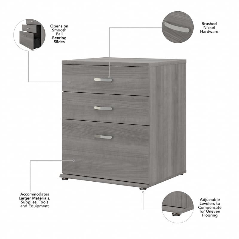 Universal Laundry Room Cabinet with Drawers by Bush Business Furniture