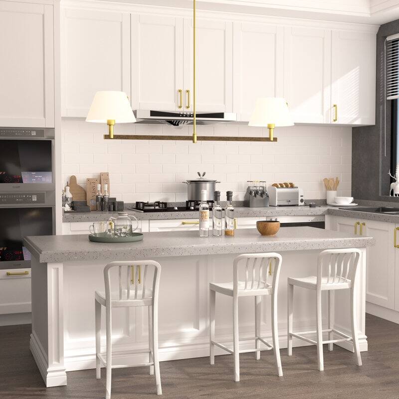 Acroma - 2 Light Gold Dimmable Lamp Shade Chandelier - N/A