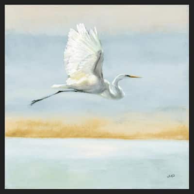 Flight Blue Sky Framed Poster