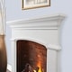 preview thumbnail 2 of 4, Arch Spartan Caststone Fireplace Surround with Balboa Leg