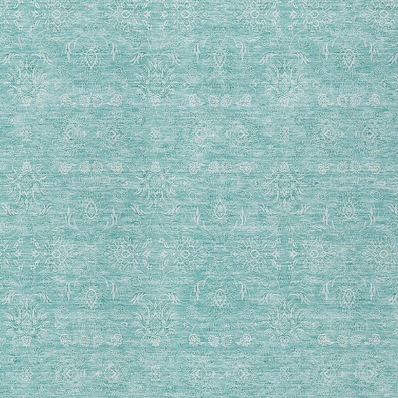 HomeRoots Floral Transitional Rectangle Outdoor Rug
