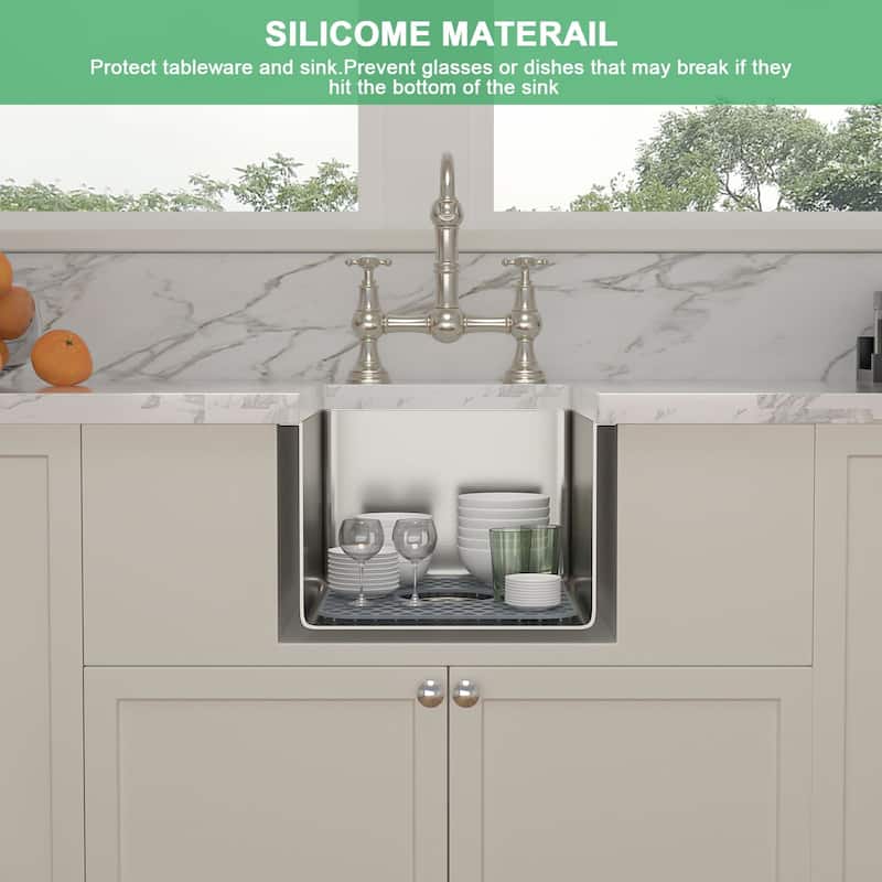Silicone Sink Mat Sink Protectors for Kitchen Sink