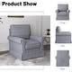 preview thumbnail 67 of 142, Aston Modern Solid wood Accent Chair for Living Room