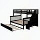 preview thumbnail 10 of 46, Stairway Twin-Over-Full Bunk Bed with Twin size Trundle