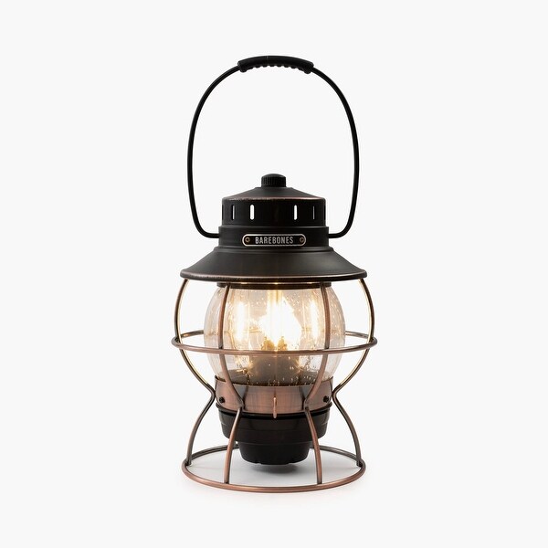 Barebones Railroad Lantern, Rechargeable Battery Camping Lantern