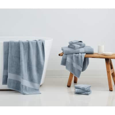 Christian Siriano NY Plush Turkish Cotton 8 Piece Towel Set