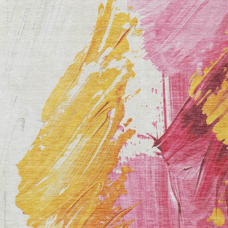 HomeRoots Abstract Transitional Rectangle Outdoor Rug