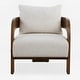 preview thumbnail 6 of 6, Uttermost Rowan Ivory Accent Chair