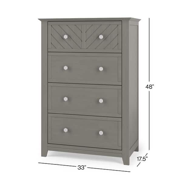 dimension image slide 2 of 3, Child Craft Atwood 4-Drawer Dresser