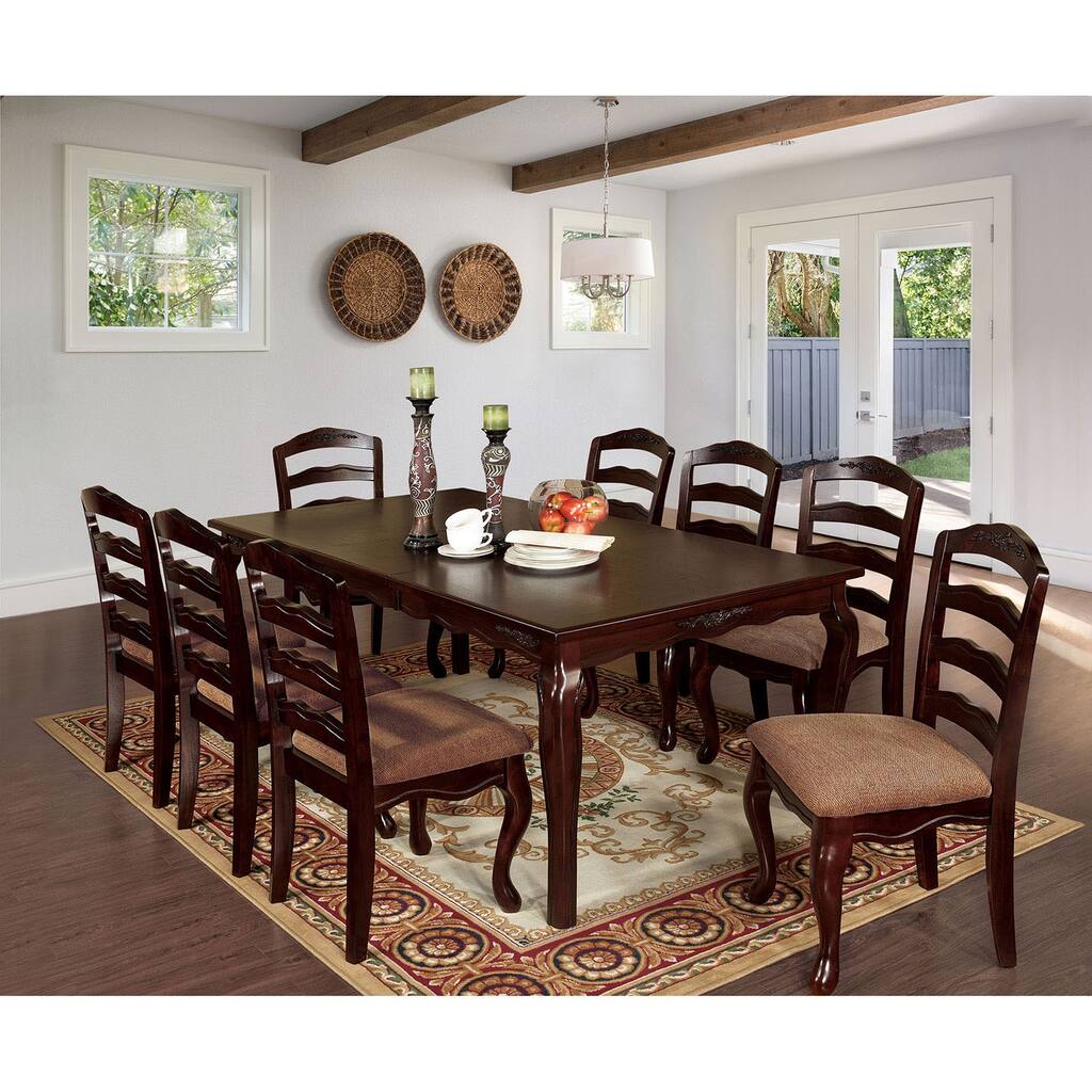 Nichals 9-pcs 78'' Dining Table Set