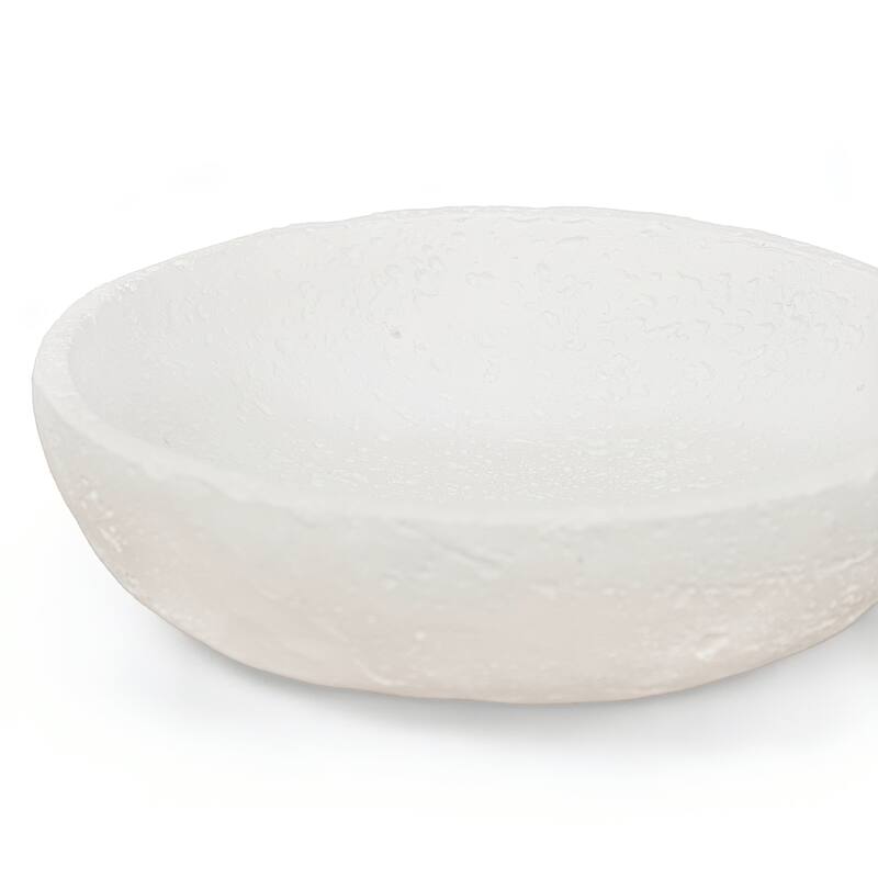Avice Beige Stone Style MGO Decorative Bowl - Large