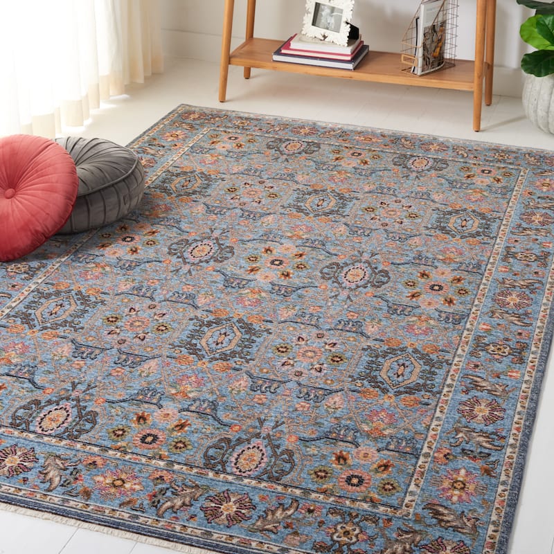 SAFAVIEH Crimson Nouha Oriental Rug - 6' x 9' - Blue/Black