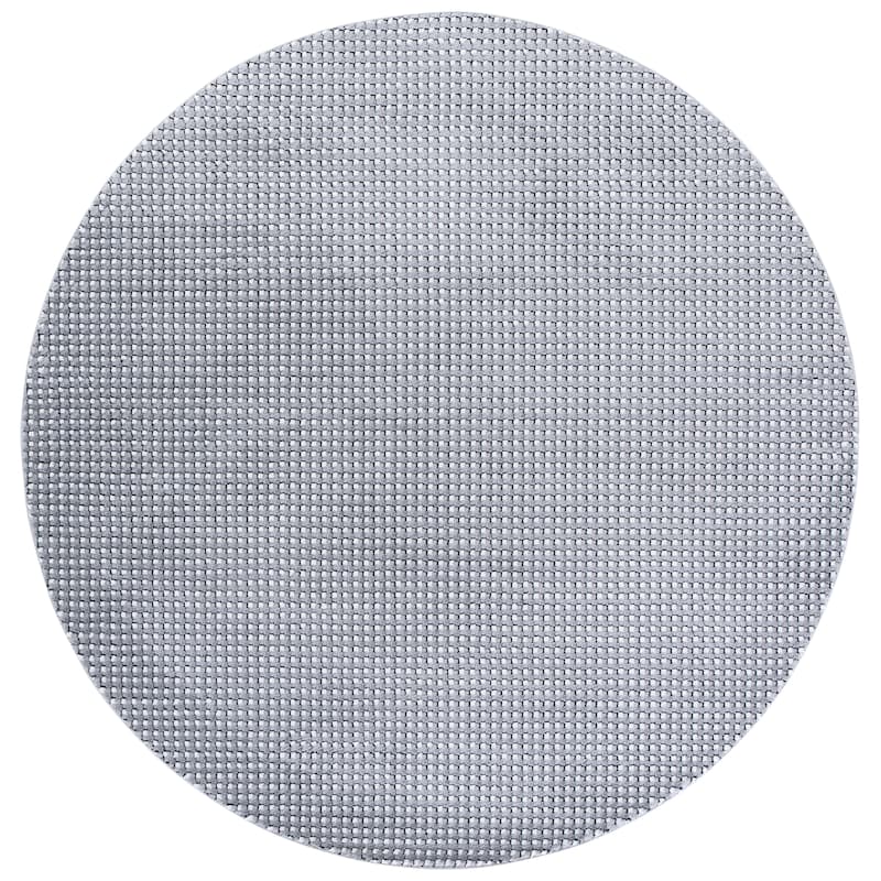 SAFAVIEH Slate Karyne Rug - 6'7" Round - Grey/Ivory Black