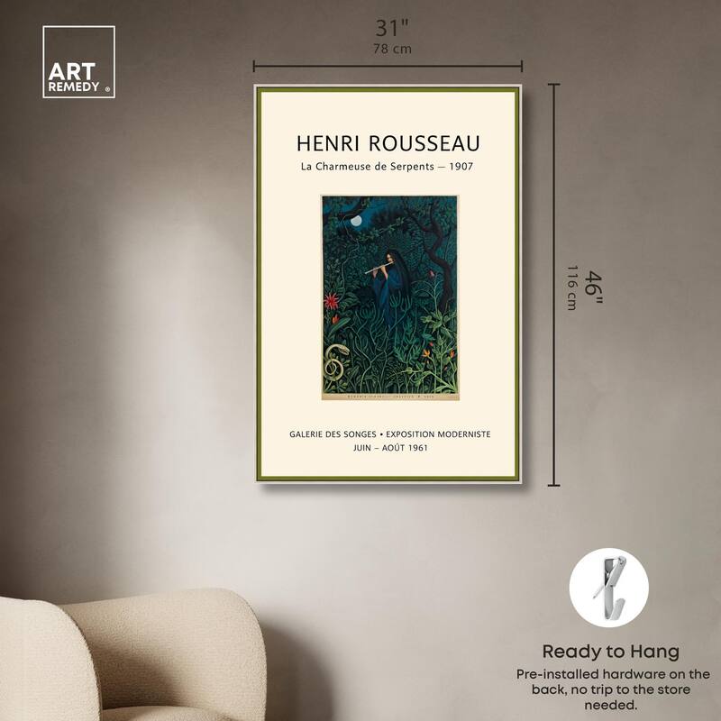Rousseau's Jungle Dream Canvas by Art Remedy