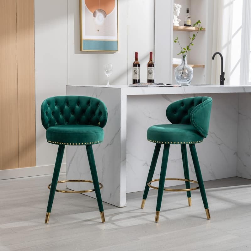 Counter Height Bar Stools Set of 2 - 20.87*19.88*36.61Inch