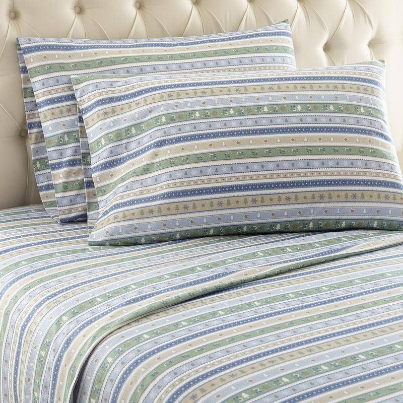 Shavel Micro Flannel® Patterned 4-piece Sheet Set