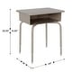 preview thumbnail 9 of 52, Student Desk with Open Front Metal Book Box & Flex Comfort Chair - 24"W x 18"D x 22.25" - 31.25"H