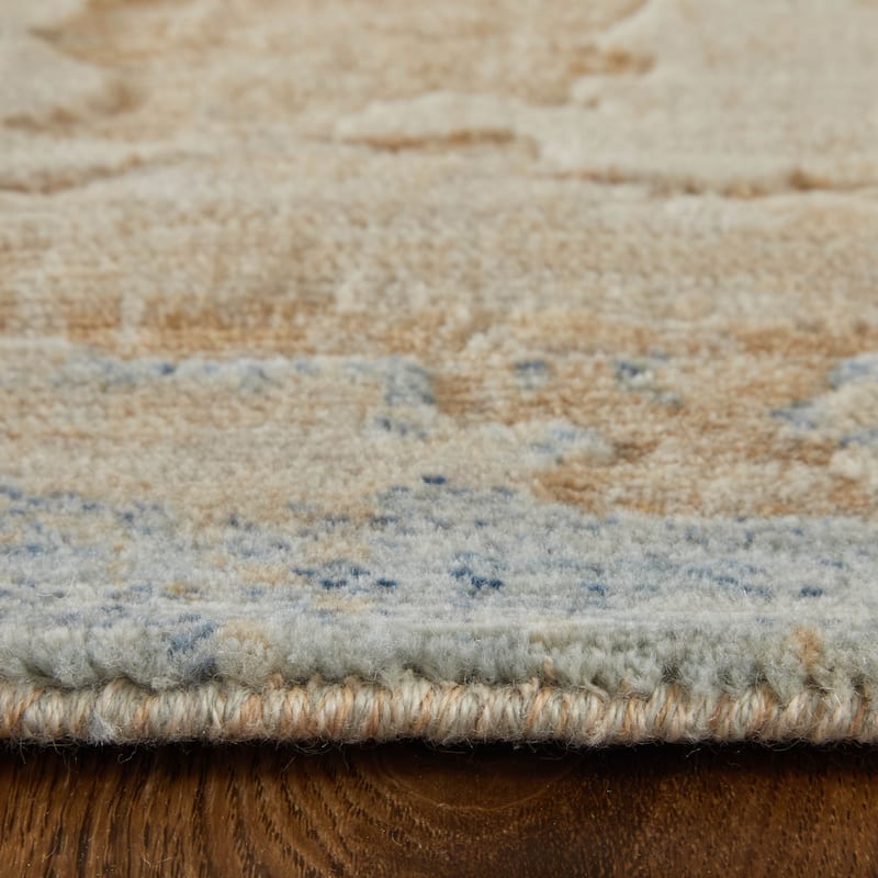 Grand Bazaar Hartman Machine Made Abstract Modern Area Rug