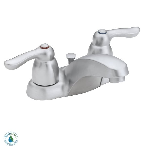 Moen 4925 Double Handle Centerset Bathroom Faucet from the Chateau Collection (Valve Included)