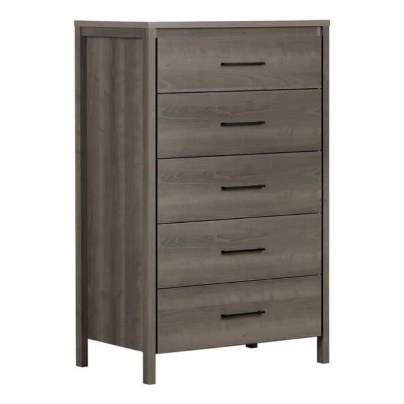Engineered Wood Modern Drawer Storage Dresser with Smooth Glides
