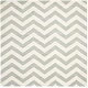 preview thumbnail 21 of 126, SAFAVIEH Handmade Chatham Gunda Modern Moroccan Wool Rug 5' x 5' Square - Grey/Ivory