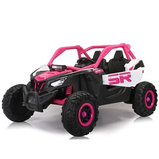 24V Kids Electric Ride-On Car with 200W Motors, Four-Wheel Shock Absorbers, USB, Bluetooth Music, and Remote Control