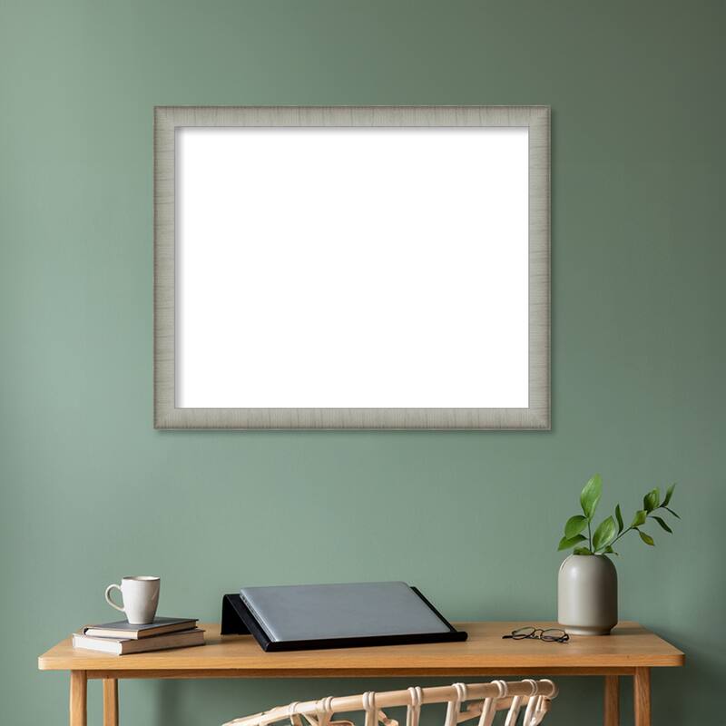 Amanti Art Elegant Brushed Bronze Narrow Framed Dry Erase Magnetic Board