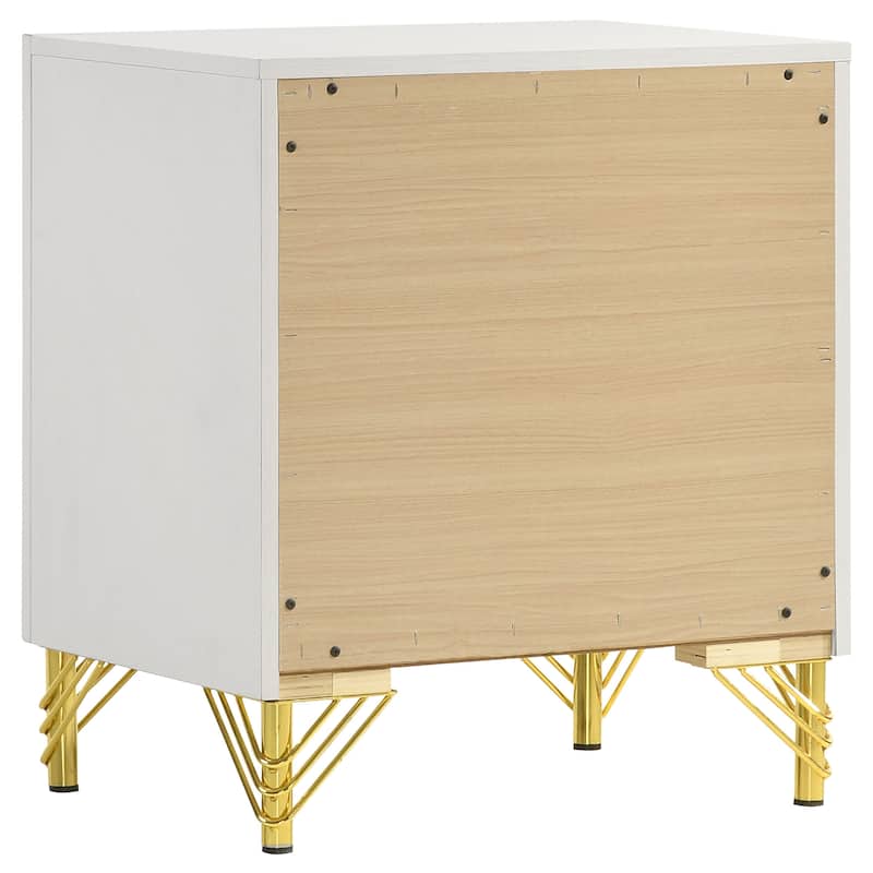 Lucia 2-drawer Nightstand Bedside Table
