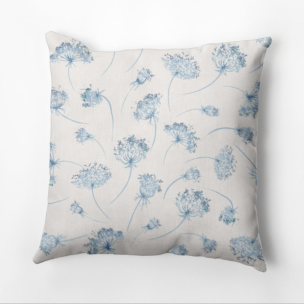 Wishing Flowers Outdoor Pillow