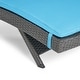 preview thumbnail 127 of 187, Salem Outdoor Wicker Adjustable Chaise Lounge with Cushion by Christopher Knight Home