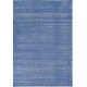 preview thumbnail 15 of 21, Hand-Loomed Carolina Viscose/ Wool Area Rug Sky - 6' x 9'