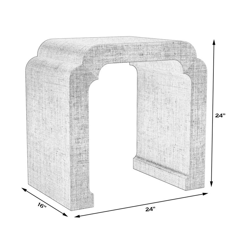 Chatham Waterfall Raffia Side Table