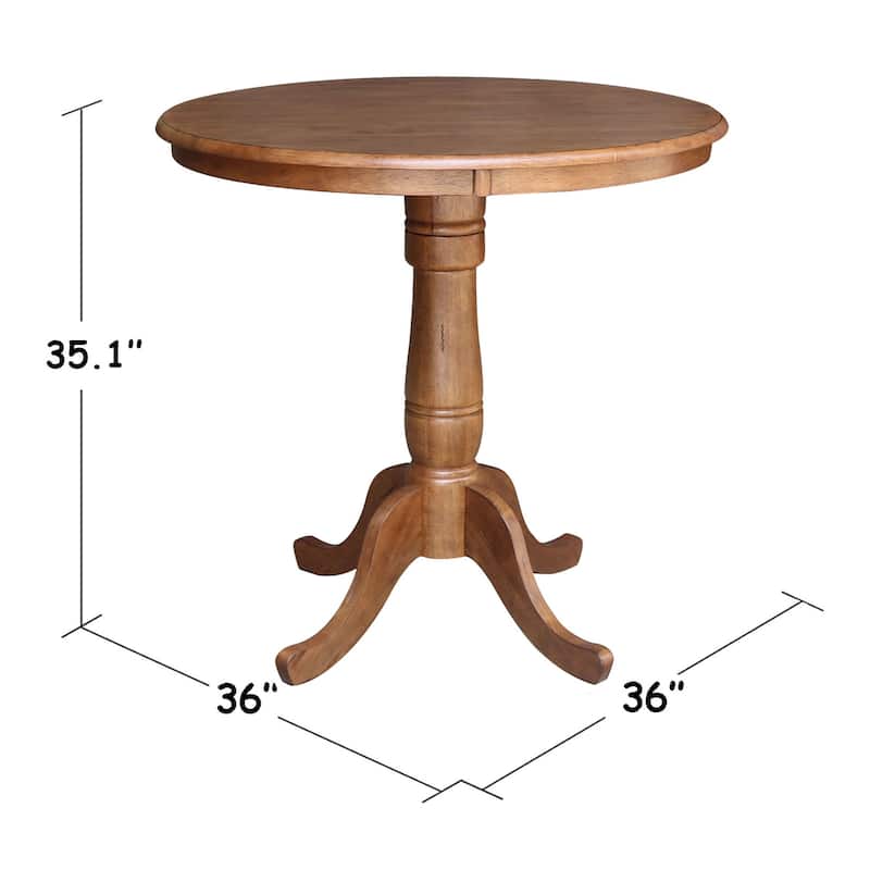 36" Round Top Pedestal Table