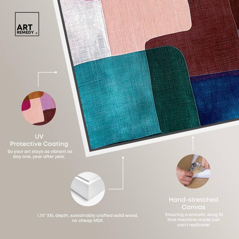 Color Block Cadence III Canvas by Art Remedy